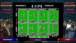 DrgnMastr386 vs Moises Jasso Group Stage - Tecmo Super Bowl NES