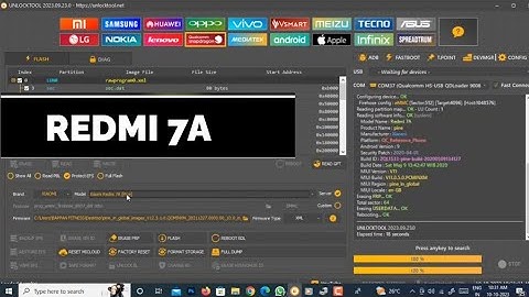 Redmi 7A hanging problem Mi 7a flash unlock tool 2023 MI 7A logo