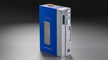 Sony Walkman  in Blender 3D. Part 2