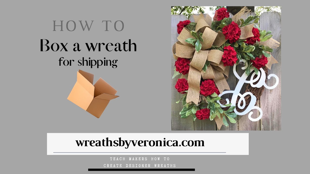 How to box and ship a wreath YouTube