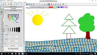 Простой рисунок с помощью Smart Board