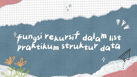 fungsi rekursif ( praktikum struktur data)