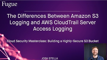 Differences Between Amazon S3 Logging and AWS CloudTrail Server Access Logging