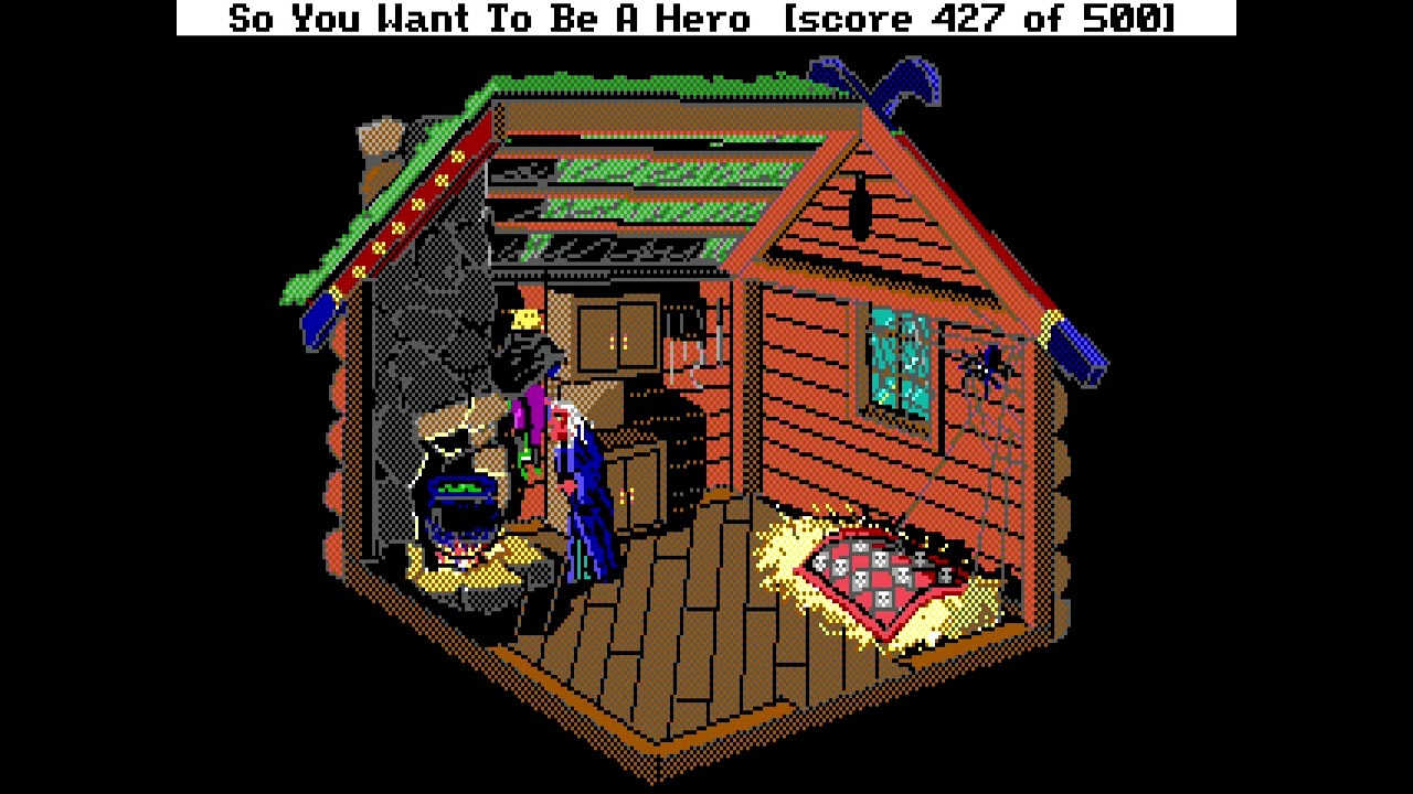 [TAS] DOS Hero's Quest "maximum score" by davidtki in 