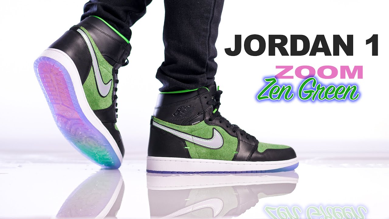 Jordan 1 ZOOM Zen Green | Rage Green 
