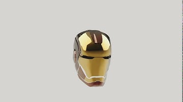 IRON MAN Helmet - 3d Modeling Maya|Rendering Keyshot