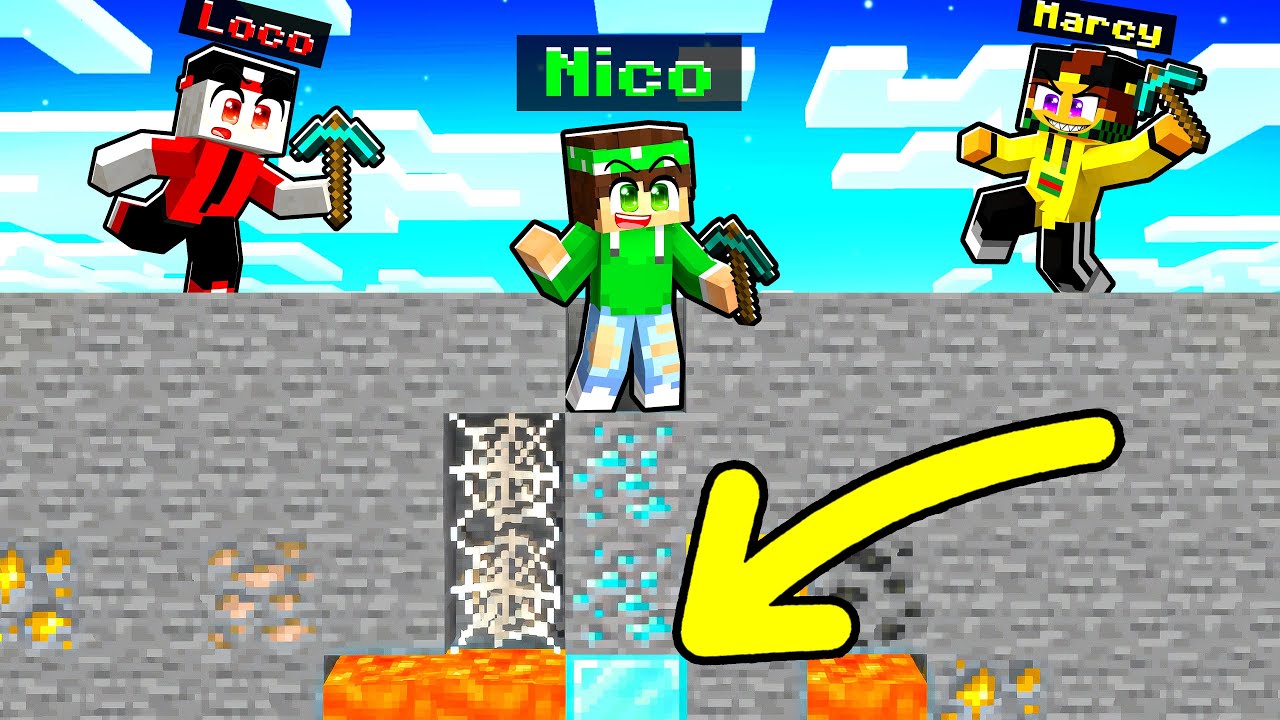 TENTA LA FORTUNA SCAVANDO su MINECRAFT!