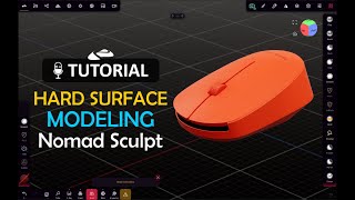 Hard surface modeling tutorial in Nomad Sculpt