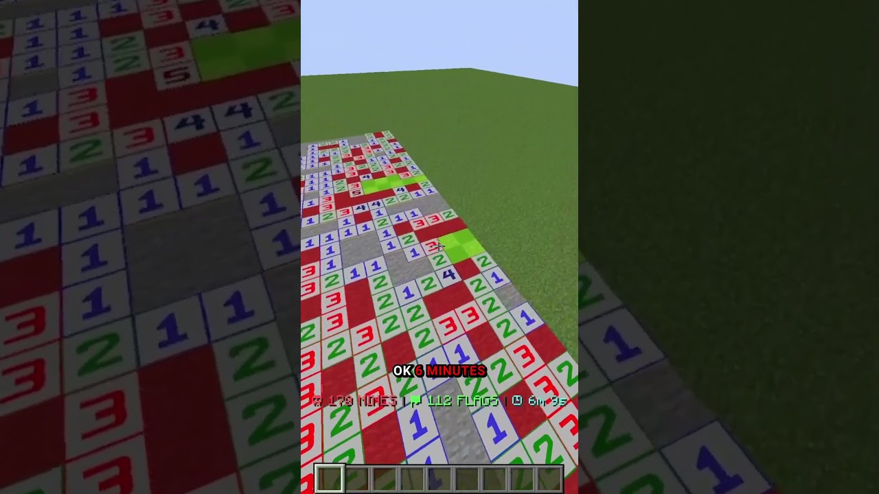 Minecraft MineSweeper but I gamble every 3m