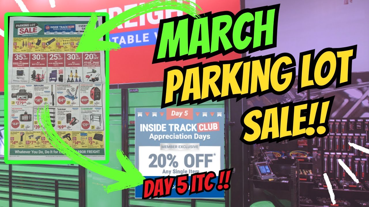 Harbor Freight MARCH Parking Lot SALE! 🚨 35% OFF ICON & Quinn (Huge Savings!)