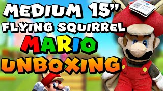 MEDIUM 15" FLYING SQUIRREL MARIO PLUSH UNBOXING & REVIEW | #MAR10Week