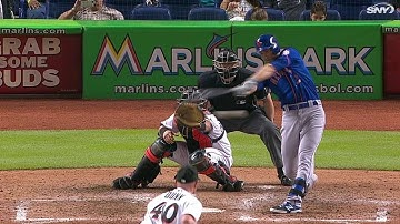 NYM@MIA: Campbell cuts deficit to one with a single