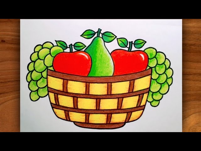 Fruit Basket Clipart Transparent Background, Purple Fruit Basket Clip Art,  Purple Fruit Basket, Fruit Basket, Clipart PNG Image For Free Download