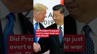 trump averts trade war 100% tariffs are off! #news #viral #trumpxi
