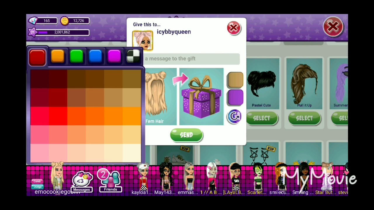 Blonde Hair for Female Characters in MSP - wide 4