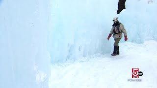 Learn how to ice fish and take a tour of ice castles in New Hampshire