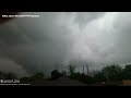 Video captures possible tornado Wednesday night in Clinton, Missouri