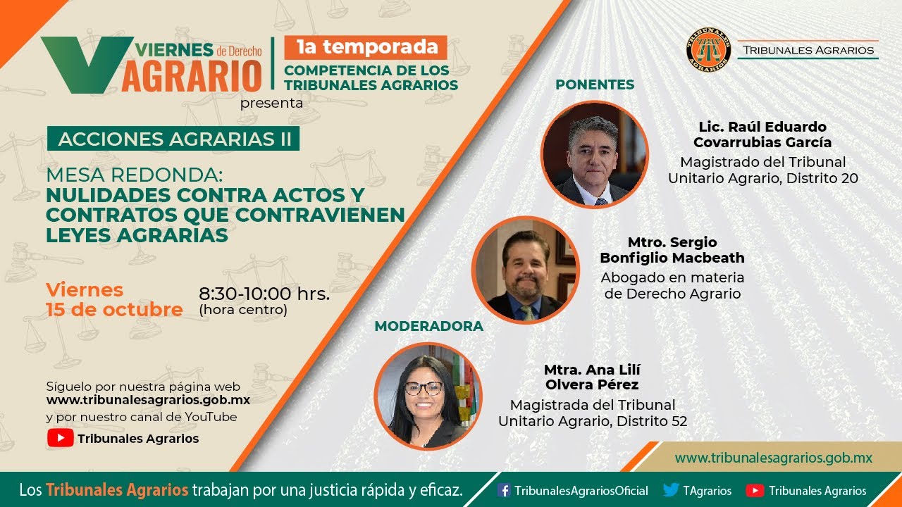 15/10/21. VDA.  Nulidades contra actos y contratos que contravienen leyes agrarias