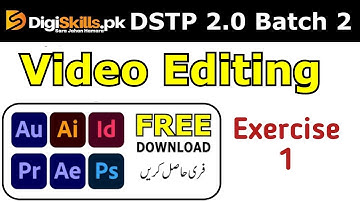 digiskills Video Editing Animation & Vlogging Exercise 1 Batch 2 2022 Graphic design exercise 1