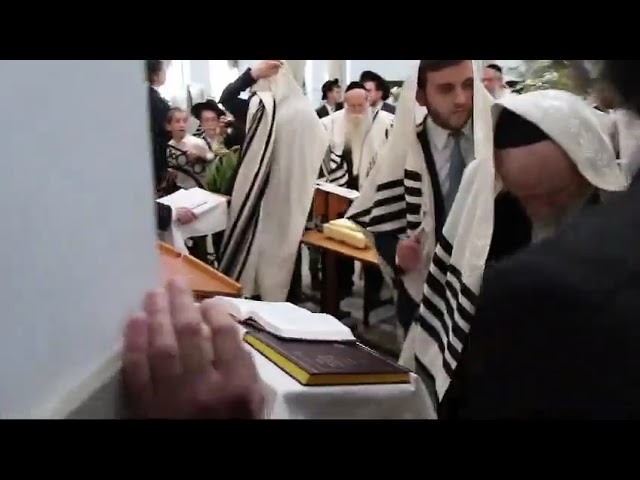 HaRav Moshe Hillel Hirsch and HaRav Dov Landau on Hoshana Raba