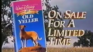 Old Yeller Vhs Promo 1997