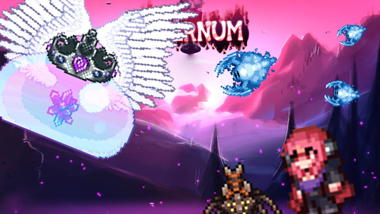 Terraria Calamity Infernum Hallowed Mass The Queen Slime [ Summoner