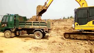 ลองขับรถดั้ม หกล้อดั้ม green แบบฮาๆ Dump truck