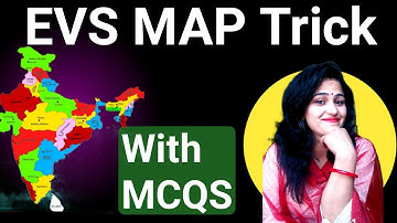 Ctet evs map questions |Evs Map || Ctet evs map trick || CTET-2021 || By Sumitra Bhadu