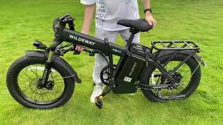 $799-Wildeway long range electric bike 32Ah battery,Super easy to assemble, very well packaged#ebike