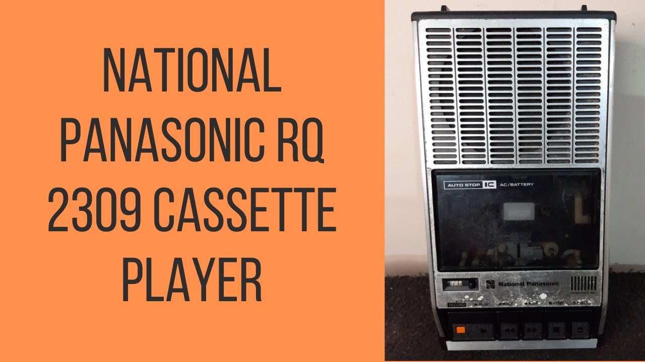 National RQ-2309 カセットプレーヤー National Panasonic RQ 2309 Cassette Player How To Use Kaise