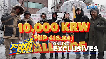 Running Man Philippines: 10K Korean Won Challenge with the casts of Running Man Season 2!