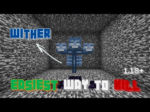 The EASIEST way to KILL the WITHER in Minecraft! (Java 1.17+) | Works in 1.19!