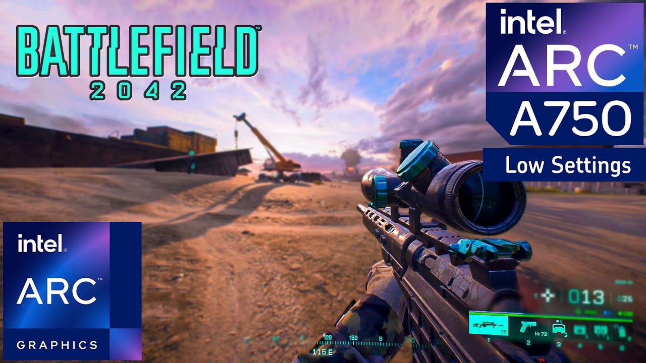 BF2042 Intel Arc A750 8GB Benchmark Test FPS 1080P LOW