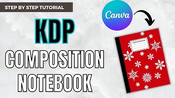 How To Create a QUICK And Easy KDP Composition Notebook in CANVA [FOR BEGINNERS]