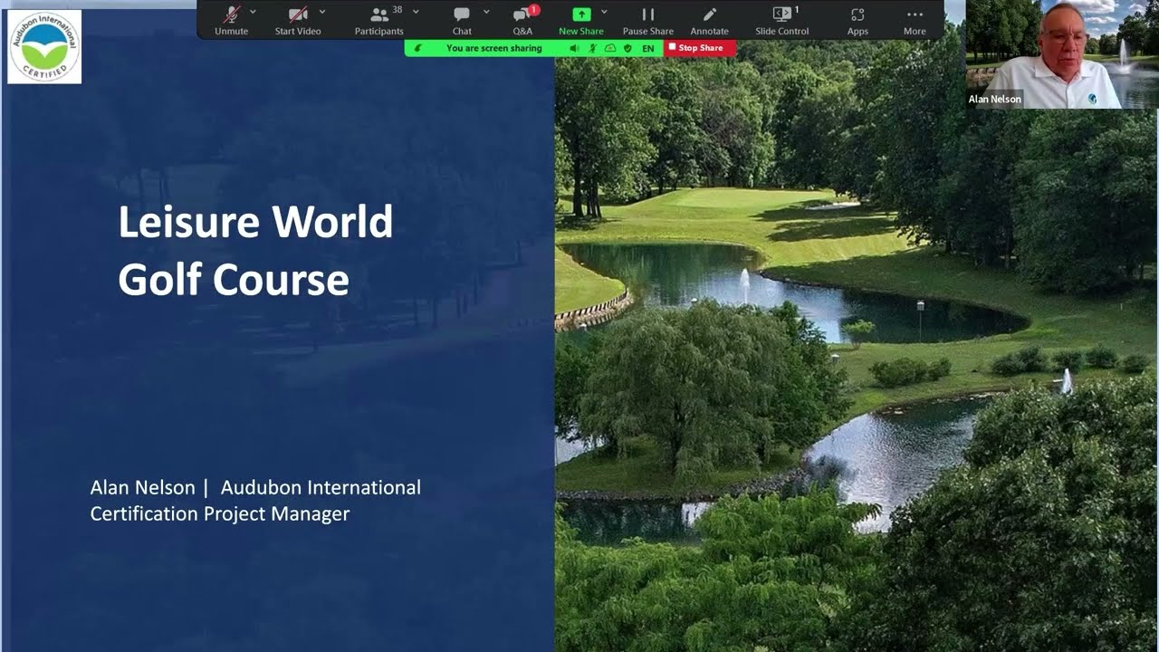 How Leisure World’s Golf Course Earned Audubon Certification | Webinar w/ Alan Nelson