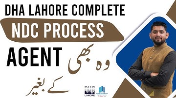 DHA Lahore File & plot Complete NDC Process Step By Step | 2023 | Moon Marketing