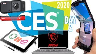 CES 2020 Day Two | Featuring Lenovo, MSI, Wacom, Razer, \& Insta360