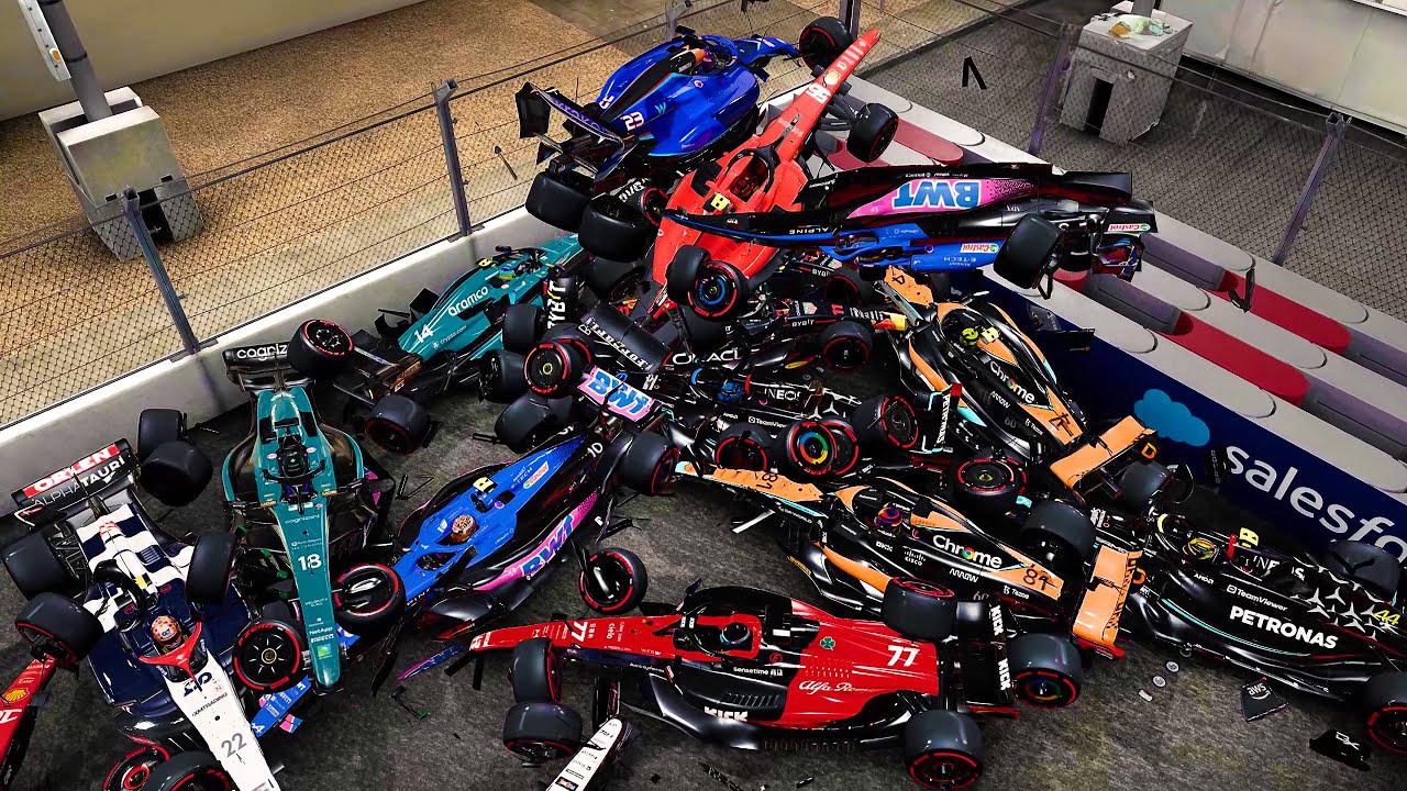 SURVIVE THE NO GRIP MOD & EXTREME HARDCORE DAMAGE MOD! 20 DNFs! | F1 2023 Las Vegas