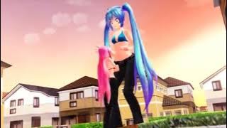 Mmd giantess growth | 2 girls growth |