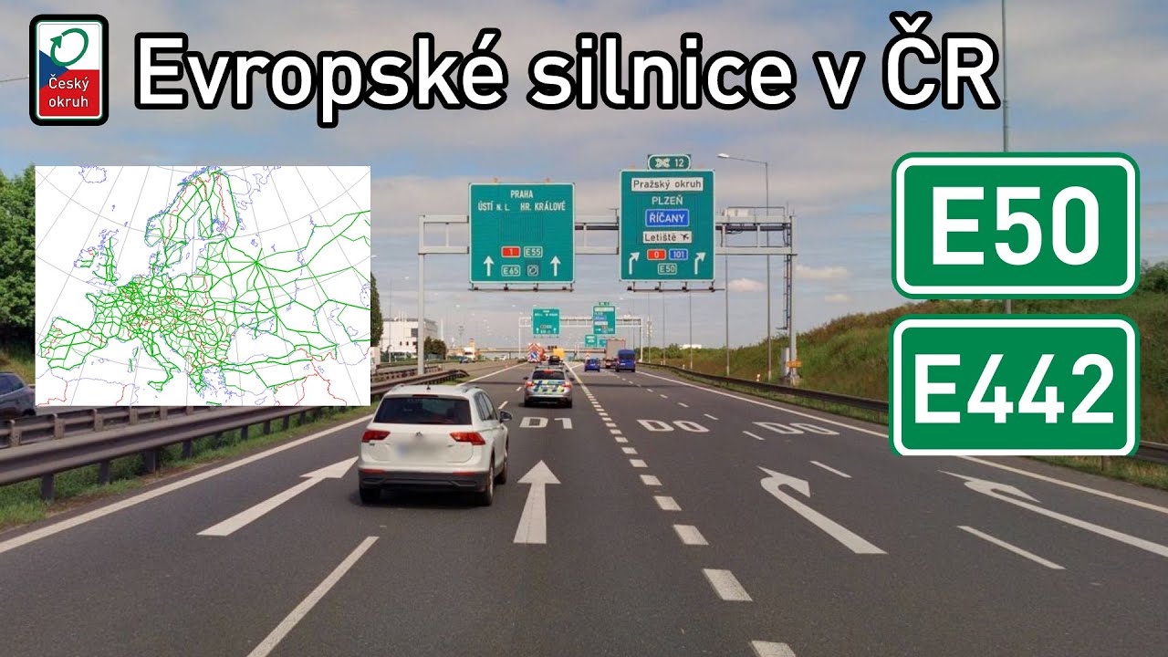 Evropská síť mezinárodních silnic - Evropské silnice v Česku