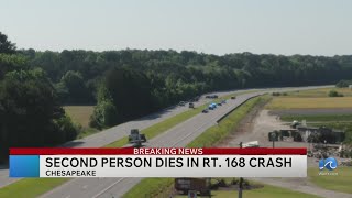 CPD: Second person dies following crash on Route 168; 2 hurt