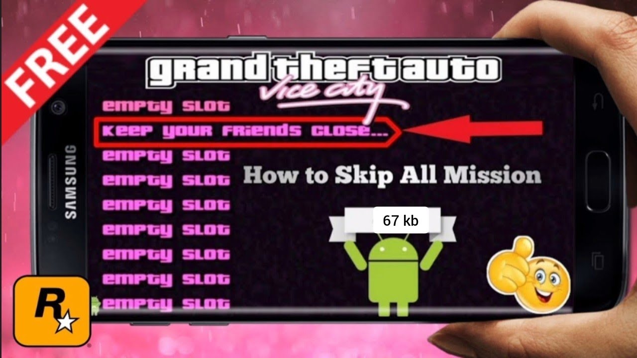 How To Skip Gta Vc All Missions Unlock Gta Vc All Missions Android 