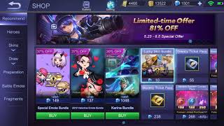 MOBILE LEGENDS LUCKY WINNER OF TWO SKIN - ign: EAT MY ASS / thnx for spreading the news to your wall screenshot 5