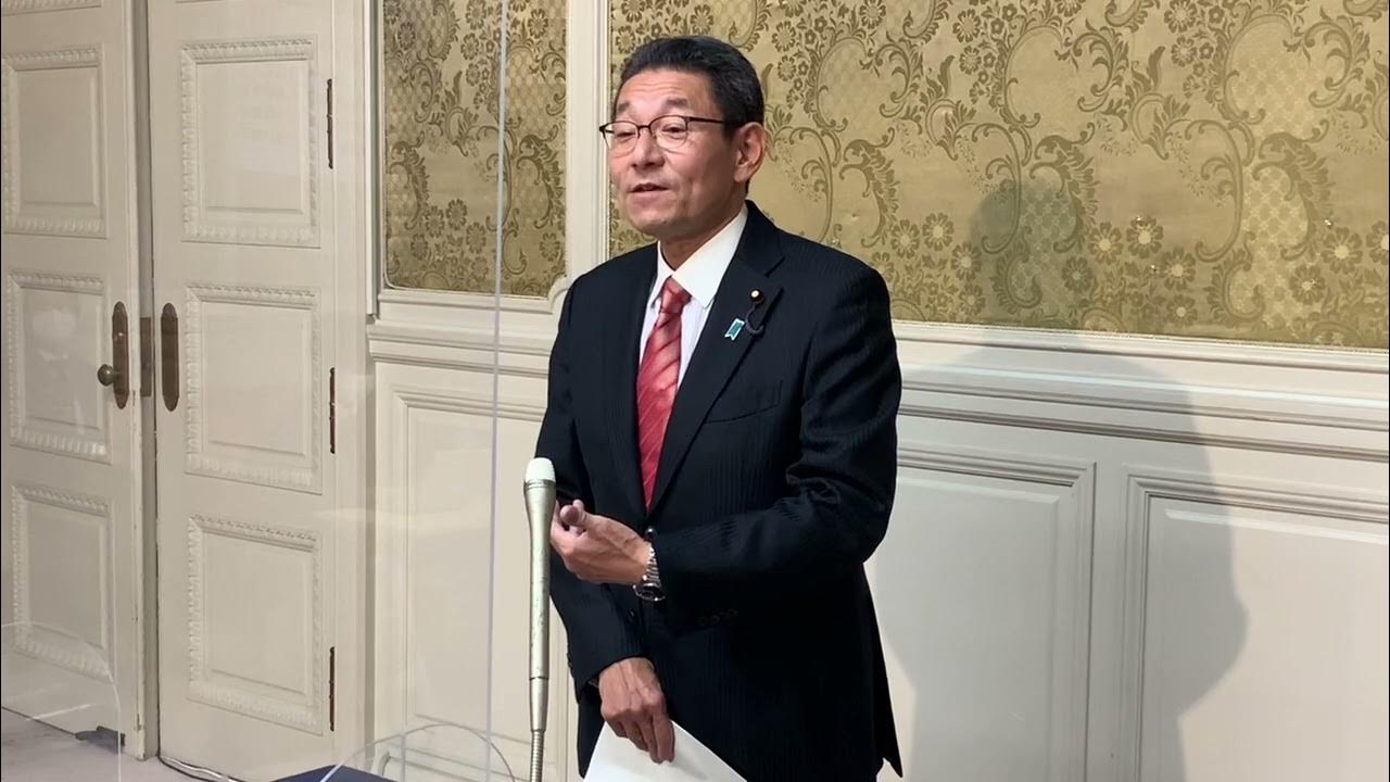 2022年11月15日 笠議運筆頭理事 議院運営委員会理事会後ぶら下がり YouTube
