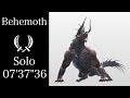 【MHWI】ベヒーモス 双剣ソロ 07'37"36 / Behemoth Dual Blades Solo