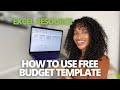 (EXCEL RESOURCE) LEARNING HOW TO BUDGET FOR BEGINNERS PT. 2 | Planning Finances | Debt Management