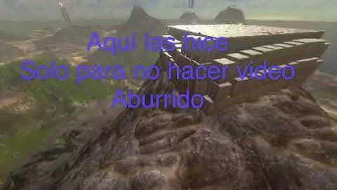 Ark mobile how to make a vault base - como hacer casa de bóveda