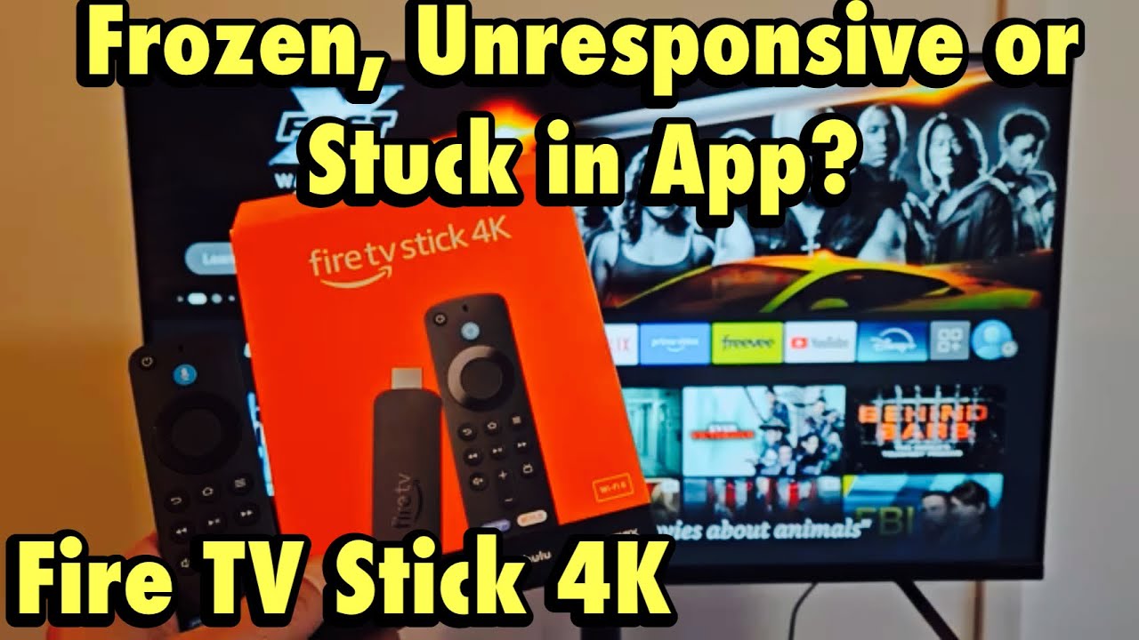 Fire Stick 4K: Frozen, Unresponsive or Stuck? 3 Easy Fixes! - YouTube