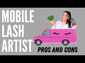 BEING A MOBILE LASH TECH | EYELASH EXTENSIONS