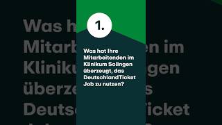 3 Fragen zum DeutschlandTicket Job